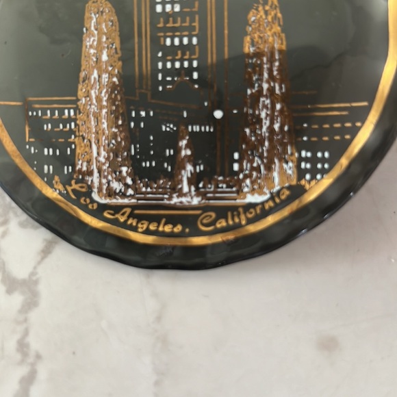 Vintage cocktail glass coasters tinker dishes set of 3 - Picture 4 of 16